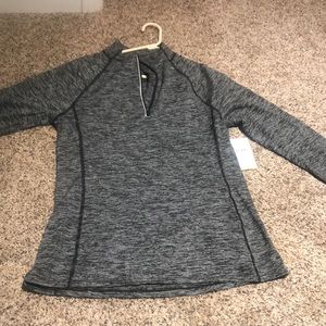 Black and grey pull over